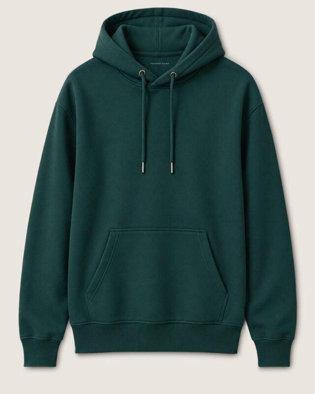 Grüner CALYPSO GIANO WAVE Hoodie auf hellem Hintergrund