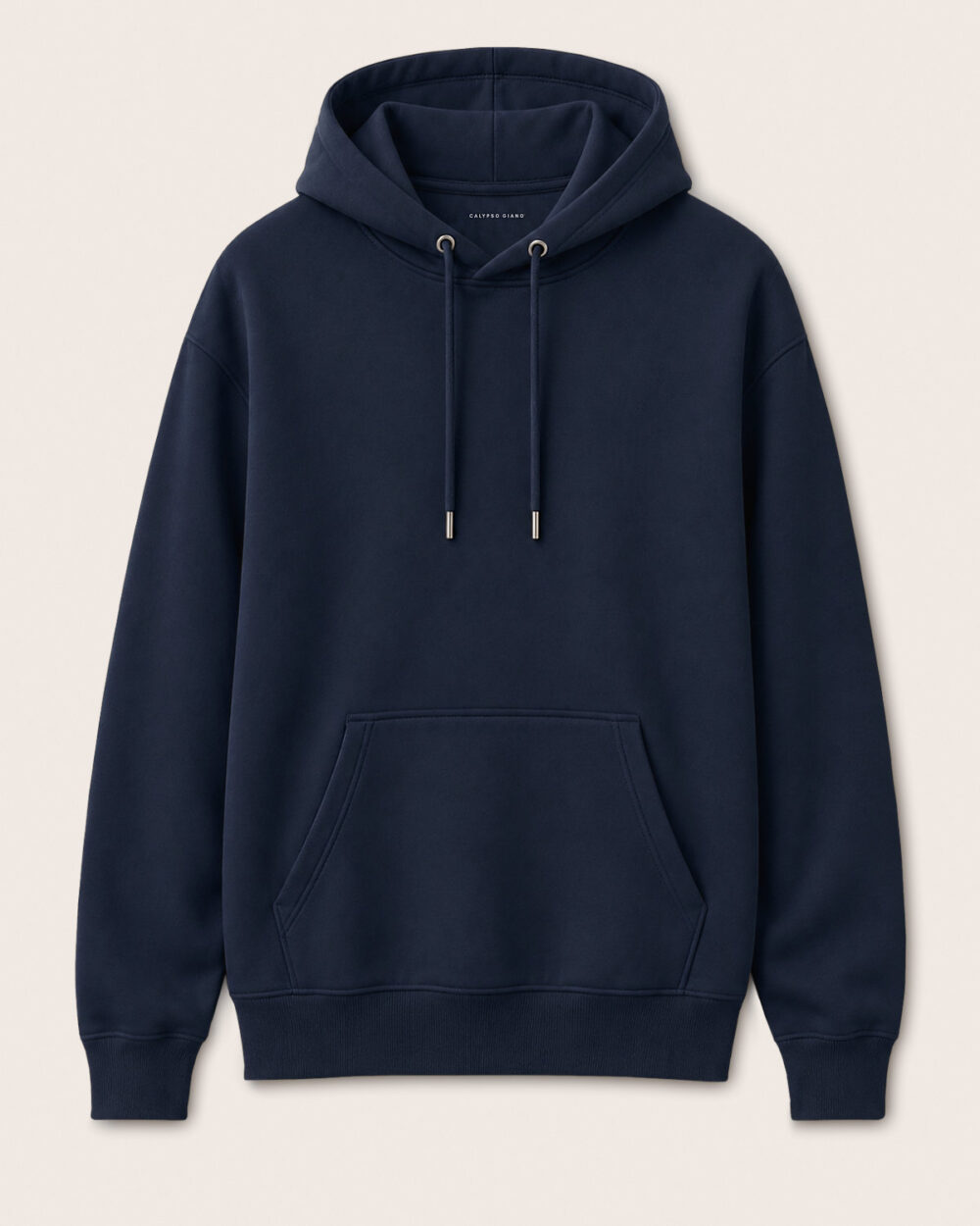 WAVE Hoodie von CALYPSO GIANO in Navy als Produktfreisteller auf hellem Hintergrund.