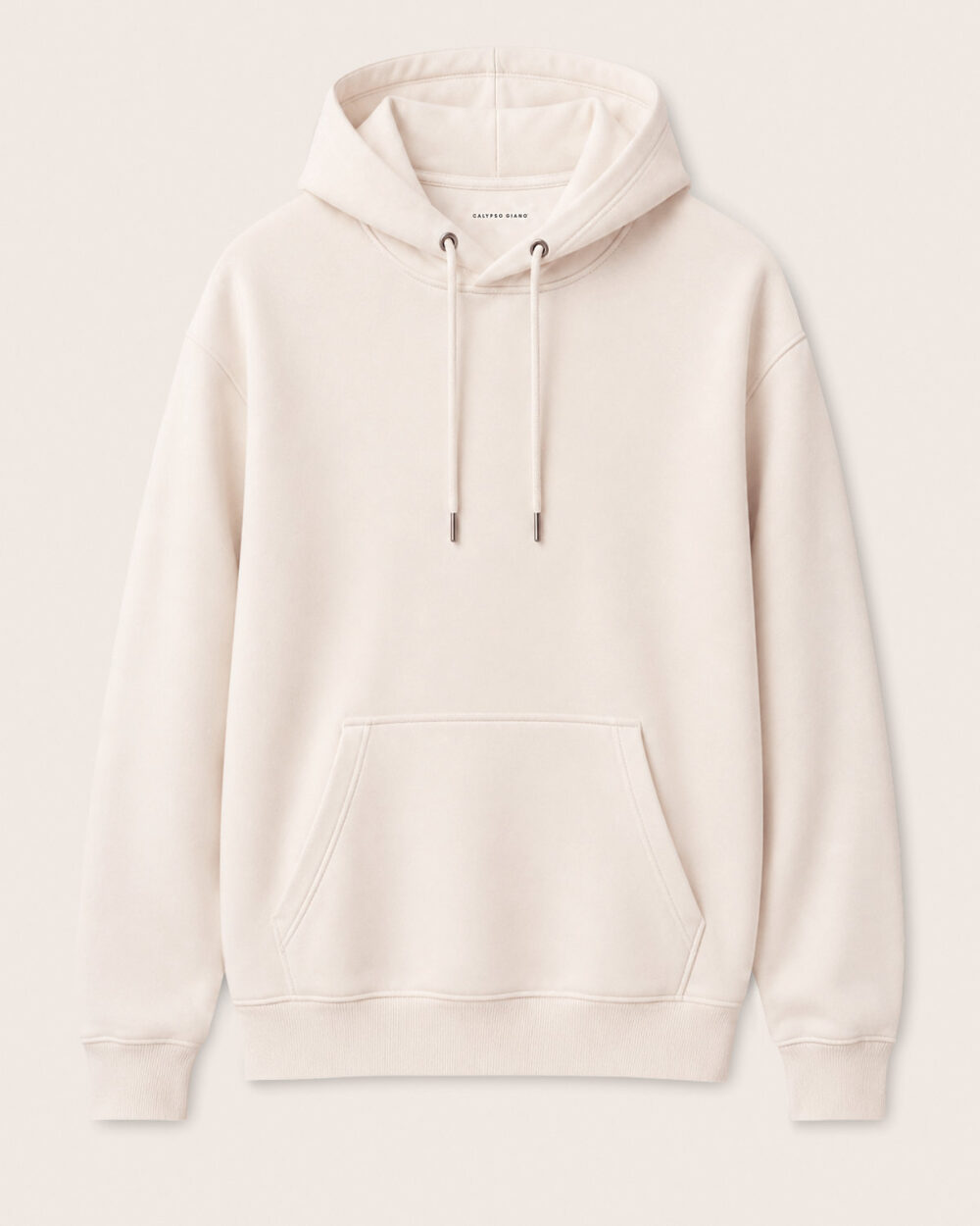 WAVE Hoodie von CALYPSO GIANO in Raw als Produktfreisteller auf hellem Hintergrund.