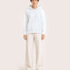 CALYPSO GIANO WAVE Hoodie Weiss – F3 Frontansicht